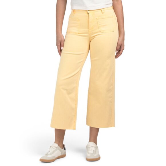 OAT NEW YORK Tuscany Patch Pocket Cropped Jeans - Picture 1 of 2